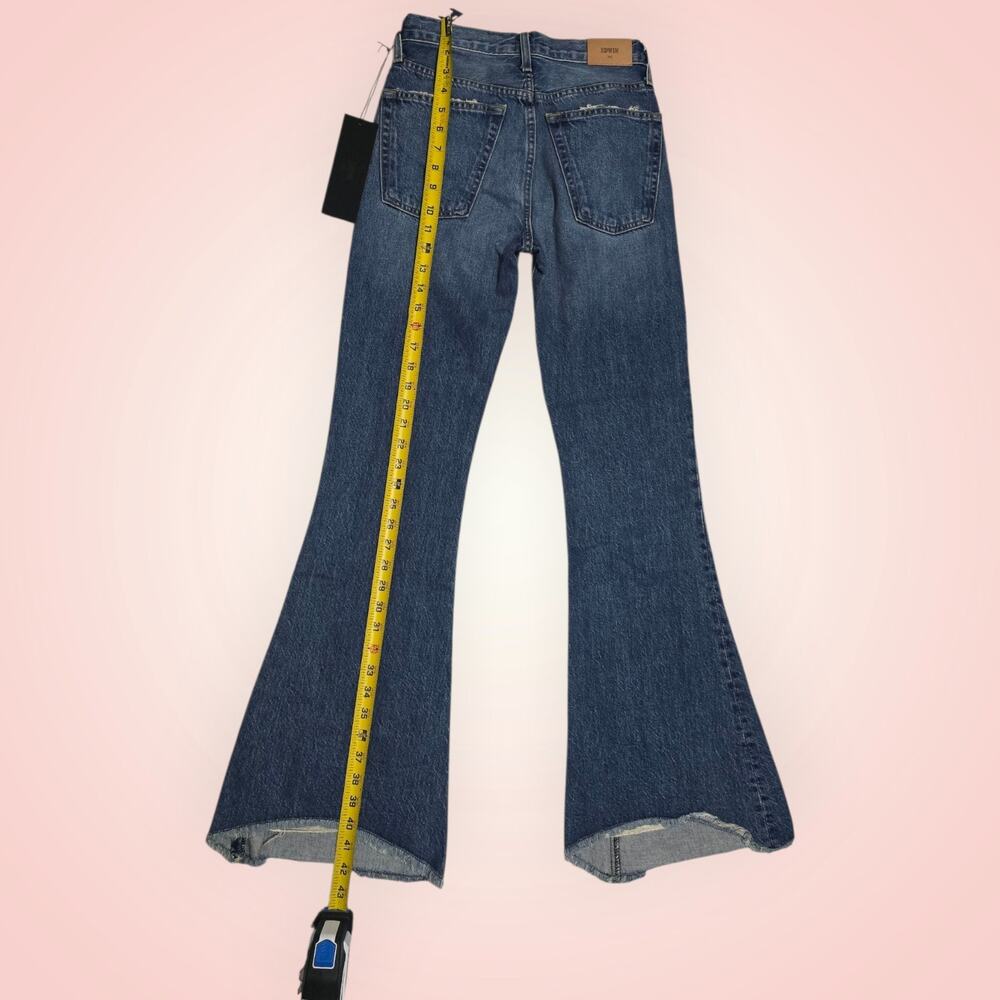 Edwin Jeans Chrissy Rumour Wide Flare Mid-Rise Denim Size 24 NWT Women - Picture 8 of 12